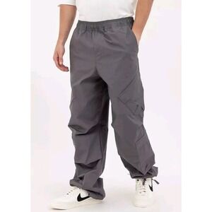 Jordan Flight Cargo Pant Mens S 28-32x30 Elastic Waist Iron Gray Ripstop Utility